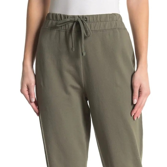 💕HP💕James Perse solid sweatpants army green color - Picture 4 of 6